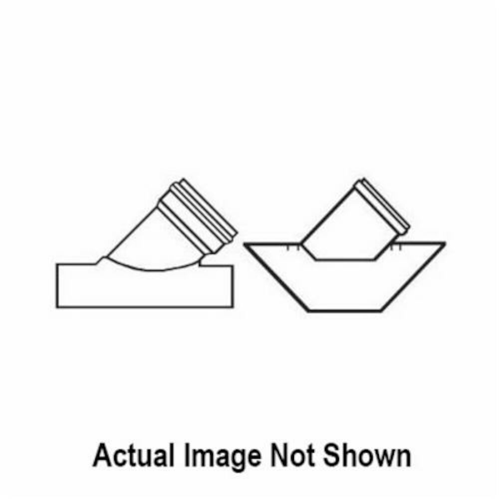 101-0064 Sewer Saddle Wye, 6x6x4 in, Gasket, SDR 35, PVC